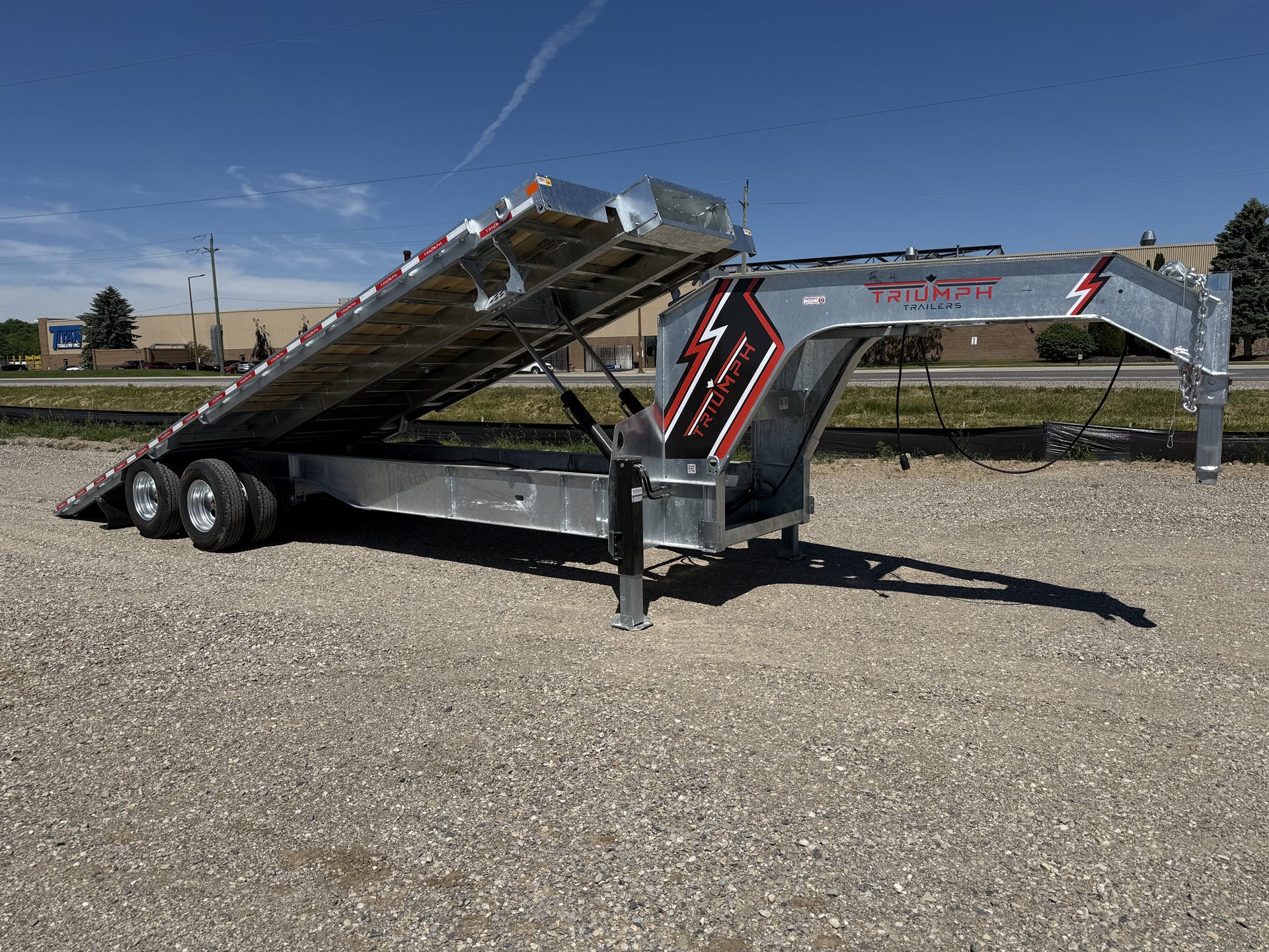 Gooseneck Deckover Trailer TA102x24'-12k